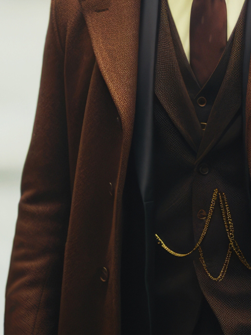 Cognac Archway Coat-thumb